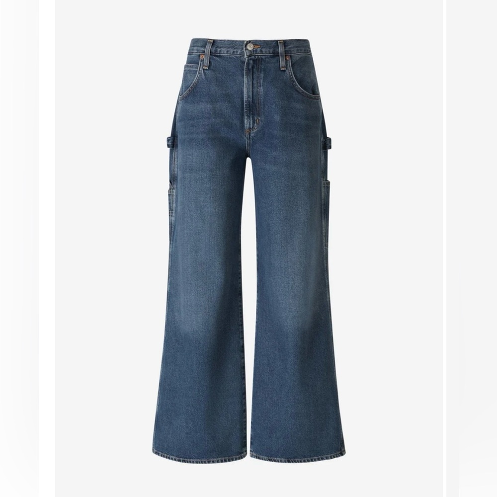 AGOLDE Magda (26) wide-leg carpenter jeans.